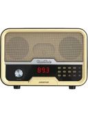 Polosmart Fs67 Kablosuz Şarj Edilebilir Usb/tf/aux Girişli Nostaljik Fm Radyo Kahverengi - 2