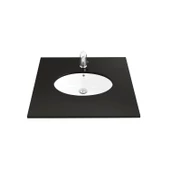 Creavit TP216 Tezgah Altı Oval Lavabo 37X51 cm Beyaz - 1