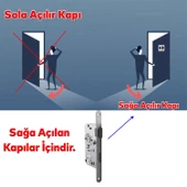 Kapı PVC Ahşap WC Banyo Gömme Sol Kilit Gövde Kilidi Silindirsiz Barelsiz Kilitli Kapılar İçin - 4