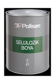 Polisan Selülozik Boya Mat Siyah 2.3Lt - 1