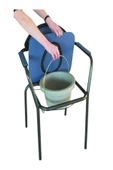 30042 Open Klozetli Sandalye Gri Ve Mavi Renk - 8