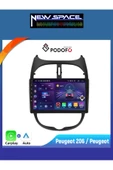 PEUGEOT 206 ANDROİD 8GB RAM 128GB ROM 8 ÇEKİRDEK CARPLAY MULTİMEDYA thumbnail 1