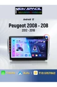 PEUGEOT 208-2008 ANDROİD 6GB RAM 128GB ROM 8 ÇEKİRDEK CARPLAY MULTİMEDYA thumbnail 1