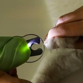 Petinka  Kedi Köpek Evcil Hayvanlar İçin Ledli Törpü Detaylı Tırnak Çakısı Makası - 3
