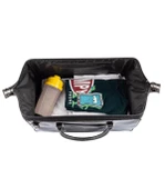 Seyahat Spor ve Fitness Çantası Suni Deri - LX600 Krokodil Siyah thumbnail 2