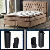 Mobilya Yükseltici Sehpa Kanepe TV Ünitesi Koltuk Ayağı Baza Ayakları Mat Siyah 15 cm thumbnail 6