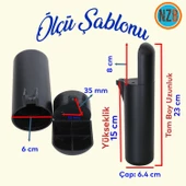 Mobilya Yükseltici Sehpa Kanepe TV Ünitesi Koltuk Ayağı Baza Ayakları Mat Siyah 15 cm thumbnail 3