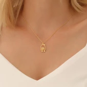 925 Ayar Gümüş Aşk Kuşları Temalı Kolye thumbnail 3