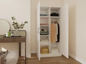 2 Kapaklı Bölmeli Gardırop - 3