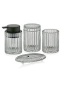 The Mia Vinka Banyo Seti 4 Parça Şeffaf 300 ml BNY0033 - 1