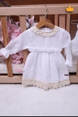 Babyhola Kız Bebek Çocuk Müslin Kopanakili Şortlu Elbise 22413 - 2