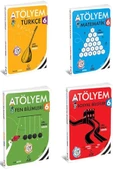 2025 Arı Yayınları 6. Sınıf Atölyem Matematik Türkçe Fen Bilimleri ve Sosyal Bilgiler Soru Bankası Seti (4 Kitap) - 1