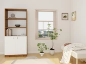 Sardes Kitaplık Amalfi-Beyaz - 1