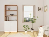 Sardes Kitaplık Marbella Kiraz / Beyaz - 1