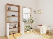 Sardes Kitaplık Marbella Kiraz / Beyaz - 3