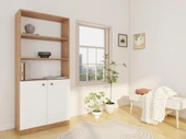 Sardes Kitaplık Marbella Kiraz / Beyaz - 2