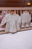 Babyhola Kız Bebek Çocuk Müslin Fırfırlı Şortlu Elbise 22411 - 5
