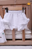 Babyhola Kız Bebek Çocuk Müslin Fırfırlı Şortlu Elbise 22411 - 10