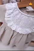 Babyhola Kız Bebek Çocuk Müslin Önlüklü Şortlu Elbise 22410 - 3