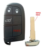 Jeep Compass Renegade Uyumlu Smart Kumanda Kabı Oto Anahtarlık 3+1 Tuşlu thumbnail 3