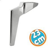 Mobilya Yükseltici Kanepe Sehpa TV Ünitesi Koltuk Ayağı 23 cm Krom Baza Ayak thumbnail 1