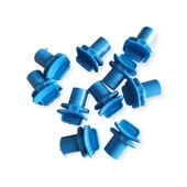 10Mm Çap İçin Mavi Renk Tünek Başlığı (10 Adet) - 1
