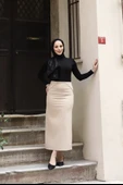Kumaş Kalem Etek - 3