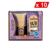 Altın Cezve Hazır Türk Kahvesi Ofis Seti Sütlü 10 x 11 Gr - 10LU PAKET - 1