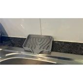 Su Giderli Katı Sabunluk Gri thumbnail 2