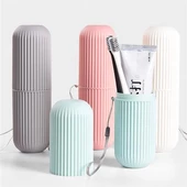 Petinka Seyahat Tipi Diş Fırçası Gözlük Makyaj Fırçası Silindir Saklama Kutusu İpli - 10