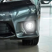 Beyaz Angel Sis Farı Metal Alaşım Gövde Universal Sis Farı 89mm - 2