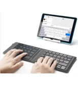 Omix Mixtab Pro 10.1" Uyumlu Kablosuz Bluetooth Şarjlı Katlanır Klavye thumbnail 5