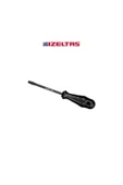 İZELTAŞ BLACK LİNE DÜZ UÇLU TORNAVİDA 6*100 - 1