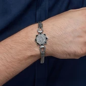 Kelimei Tevhid Hat Yazılı 925 Ayar Gümüş Erkek Bileklik thumbnail 3