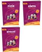 Polimat 2025 Tyt Fizik + Kimya + Biyoloji Soru Kitabı Seti 3 Kitap - 1