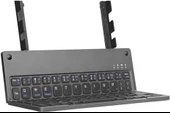 Everest Everpad Dc-1032 10.1" Uyumlu Kablosuz Bluetooth Şarjlı Kendinden Standlı Katlanır Klavye - 2