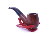 Şahin Sarı Yıldız Bent Billiard 9mm Filtreli Ebonit Saplı Pipo Mod L-10 247786 - 4
