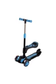 5+ Yaş Süper Cool Wheels Led Işıklı Oturaklı Mavi Renk Combo Scooter Mavi 3 Tekerli - 3