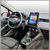 GOVİMAKS RENAULT CLIO 5  2021-2023  6 GB RAM 128 GB HAFIZA ANDROID MULTIMEDIA TEYP thumbnail 4