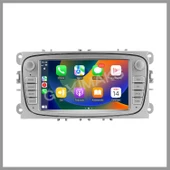 FORD CONNECT-MONDEO-FOCUS UYUMLU OVAL GRİ 2 GB RAM 32 GB HAFIZA ANDROID MULTIMEDIA TEYP thumbnail 1