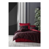 Cotton Box Dark Nevresim Takımı Tek Kişilik Shadow Bordo - 1