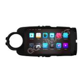 GOVİMAKS TOYOTA YARIS 2012-2019 UYUMLU SİYAH 4 GB RAM 64 GB HAFIZA ANDROID MULTIMEDIA TEYP thumbnail 2