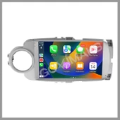 TOYOTA YARIS 2012-2019 UYUMLU GRİ 4 GB RAM 64 GB HAFIZA ANDROID MULTIMEDIA TEYP thumbnail 1