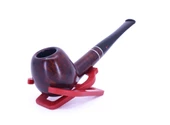 Şahin Kırmızı Yıldız Billiard 9mm Filtreli Ebonit Saplı Pipo 237060-103 Model 1 - 2