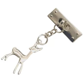 Angel Çanta Aksesuar Gümüş Renk Geyik Model Çanta Süsü thumbnail 2