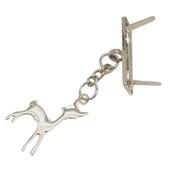 Angel Çanta Aksesuar Gümüş Renk Geyik Model Çanta Süsü thumbnail 3