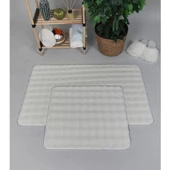 Zebra Casa Bonny 2’li Pelüş Banyo Paspası Krem - 2