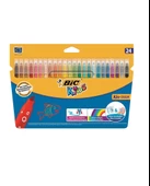 Bic Kids Couleur Ultra Yıkanabilir Keçeli Boya Kalemi 24 Renk - 1
