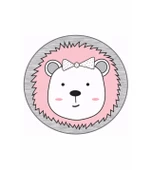 Safemom Oyun Matı 90x90 cm - Pembe Ayıcık - 2