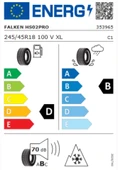 Falken Eurowinter HS02 Pro 245/45R18 100V XL M+S 3PMSF Oto Kış Lastiği (Üretim Yılı: 2023) thumbnail 2